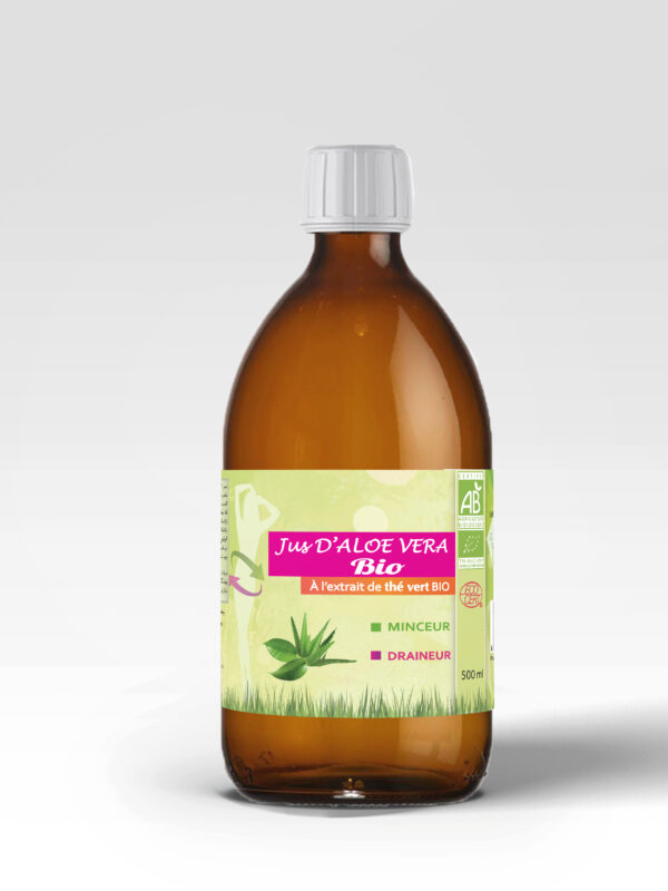 jus aloe vera et thé vert bio minceur